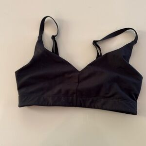 Outdoor voices adjustable strap sports bra. Size small black. Great condition!